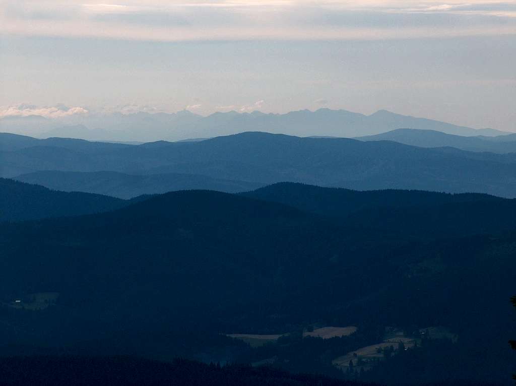 The Tatras in the distance