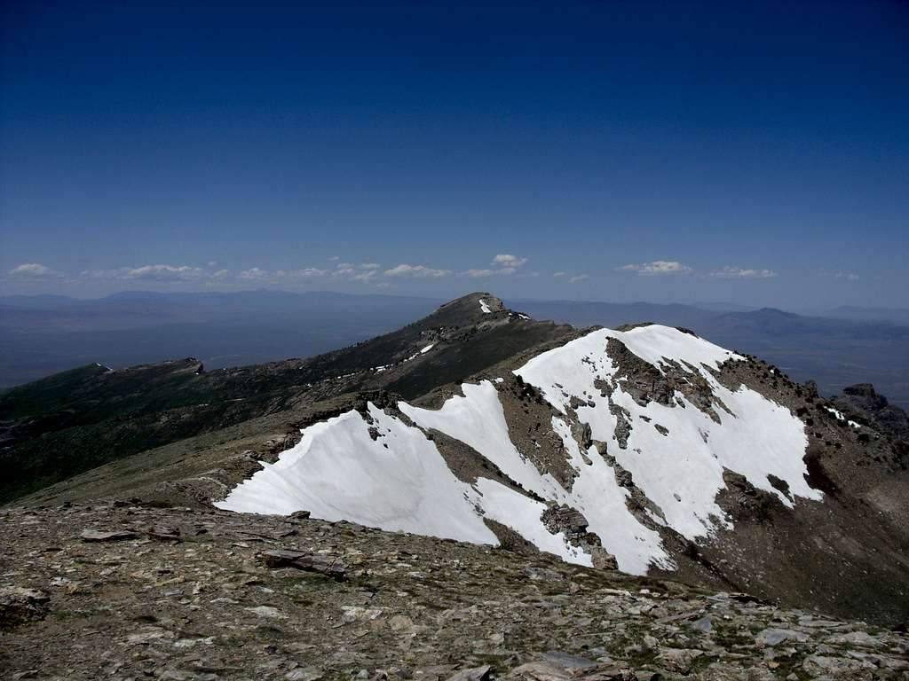Grey's Peak from the summit of Peak 10745