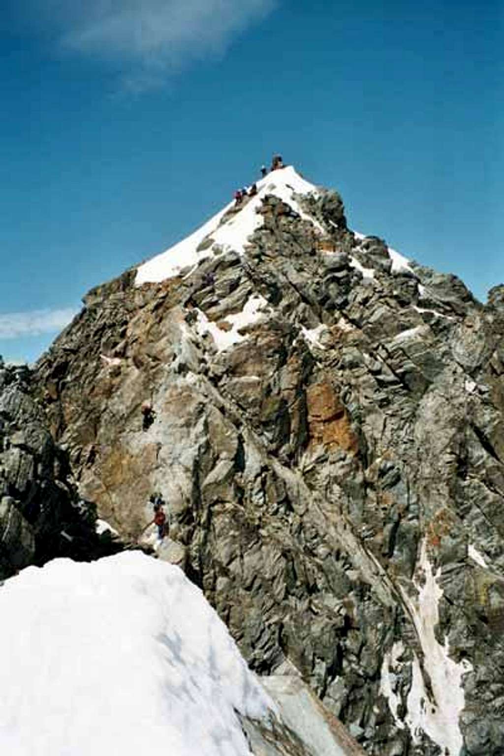 The summit from the...