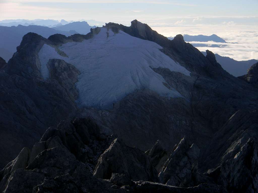 East Carstensz from Carstensz Pyramid Summit