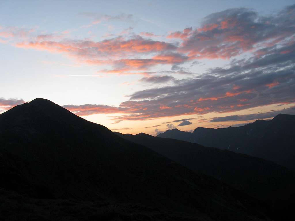 Daybreak in the Fagaras Mountains