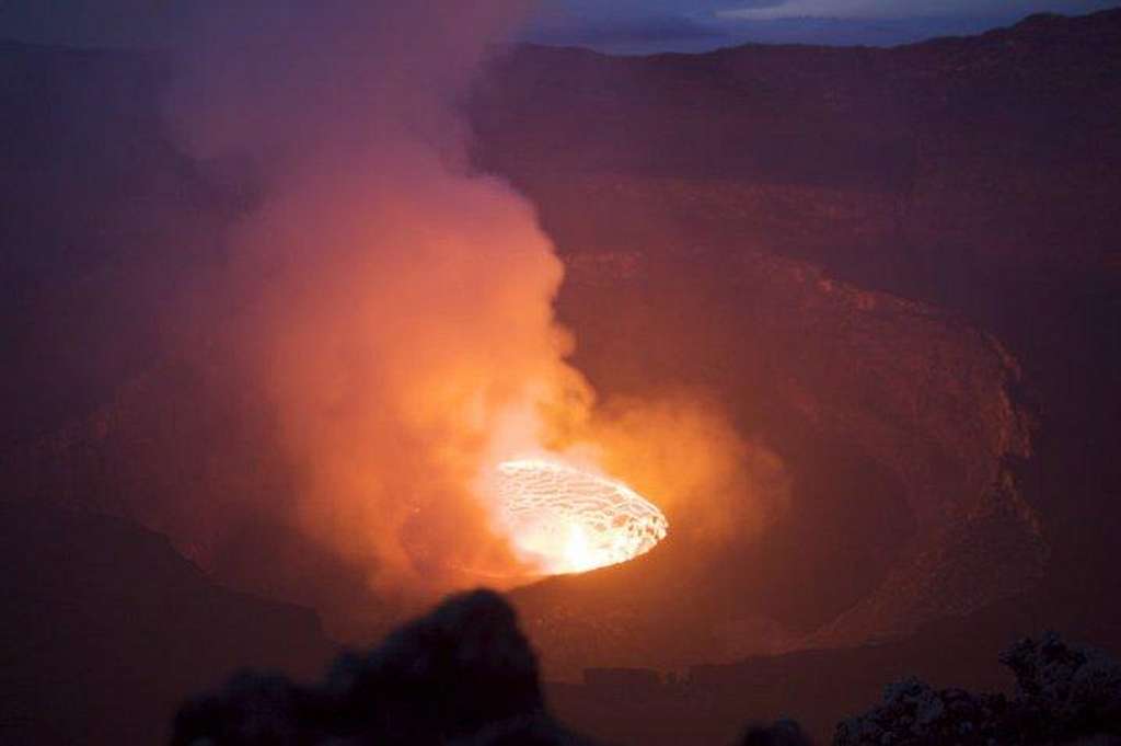 Nyiragongo crater July 2010