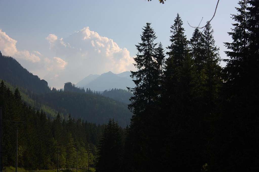 Polish Tatras from Zdiarske Sedlo