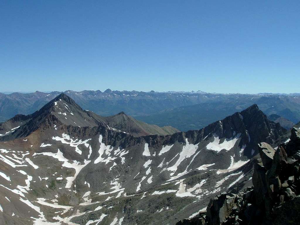Wilson Peak and Gladstone Peak