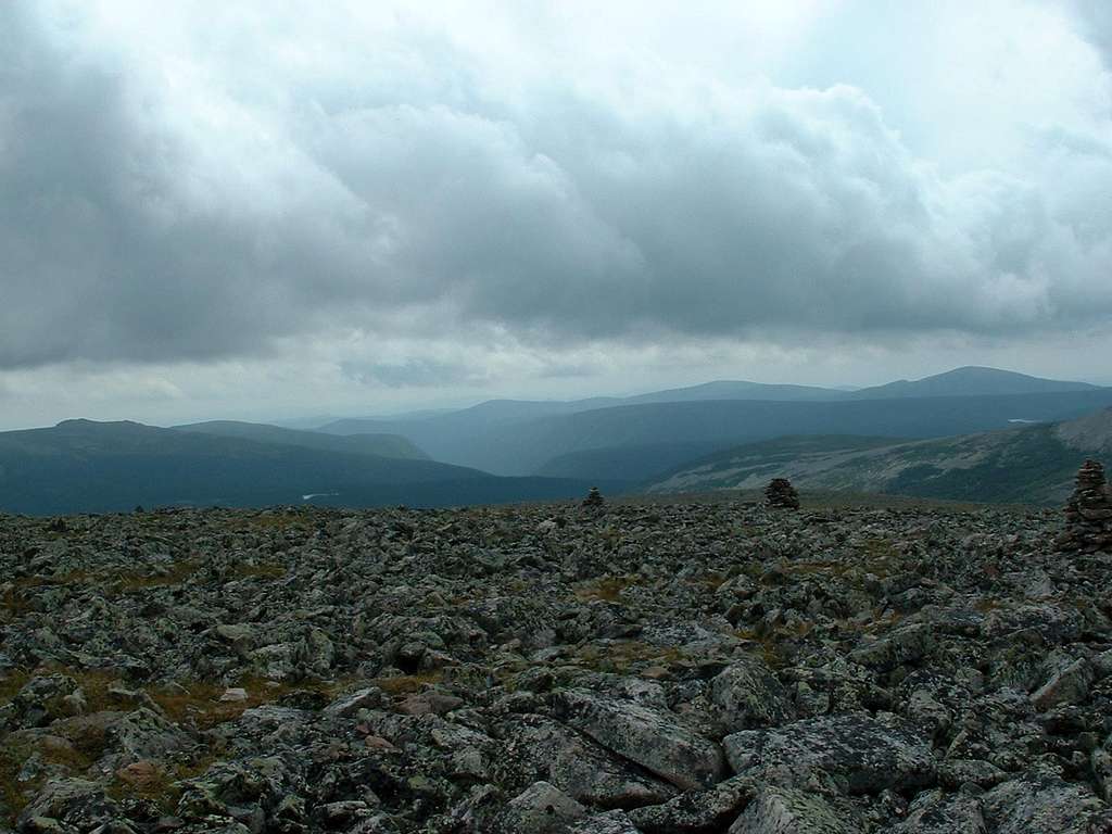 Jacques Cartier summit view