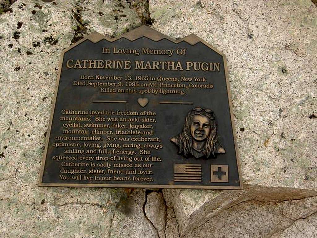 A Memorial on Mt Princeton....