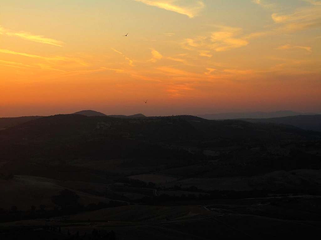 Sunset over Montepulciano 2