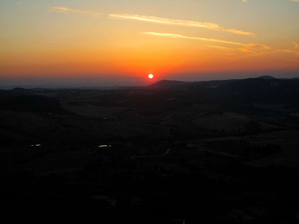Sunset over Montepulciano 3