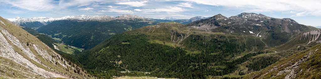 Großer Mittager in front of the eastern Sarntal Alps
