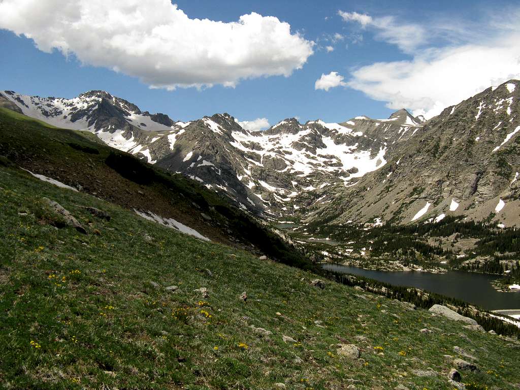 The Indian Peaks from the Glacier Trail