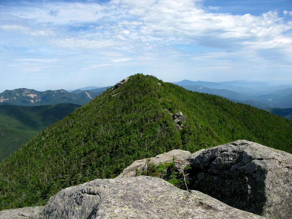 summit ridge of Dix