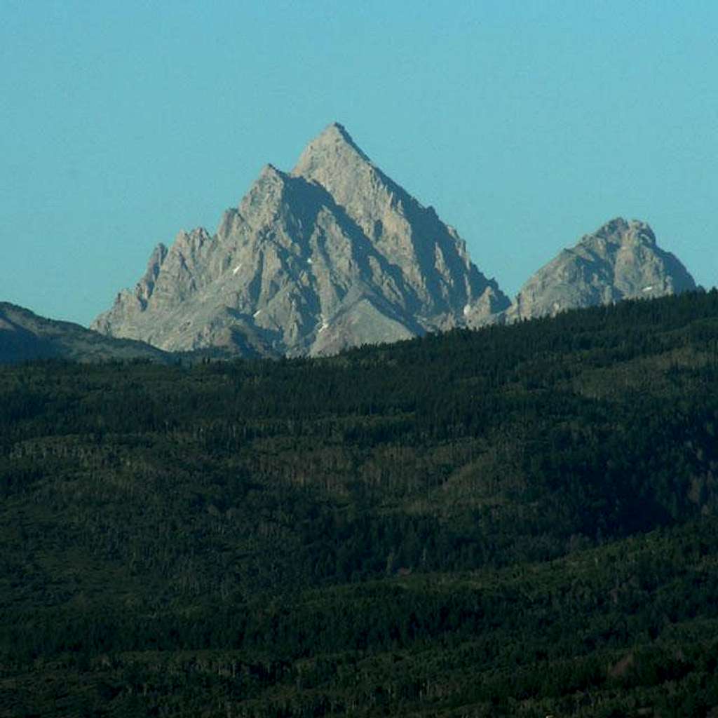 The Grand Teton from Victor,...