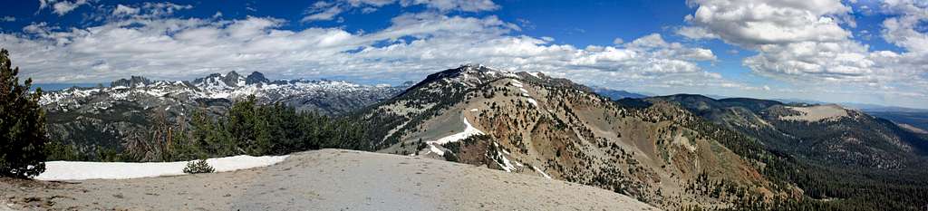 San Joaquin Ridge north panorama