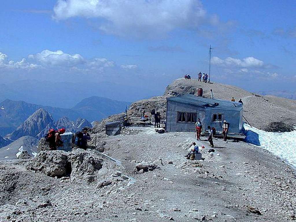 On the summit of Marmolada di...