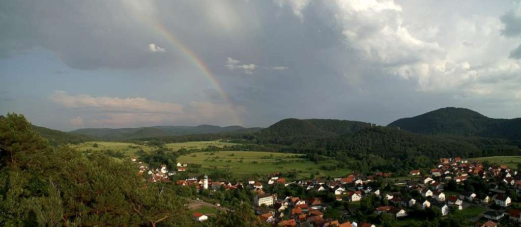 Rainbow over Busenberg