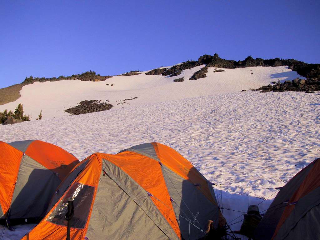 Camp on Mt. Adams