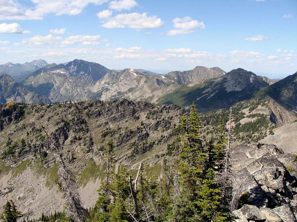 Looking North From Engle Peak