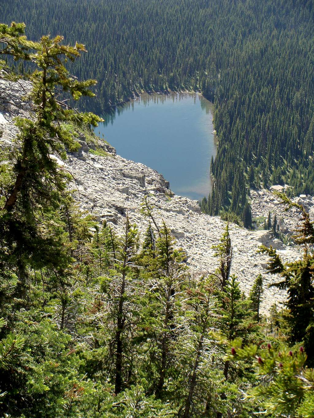 Engle Lake From Engle Peak