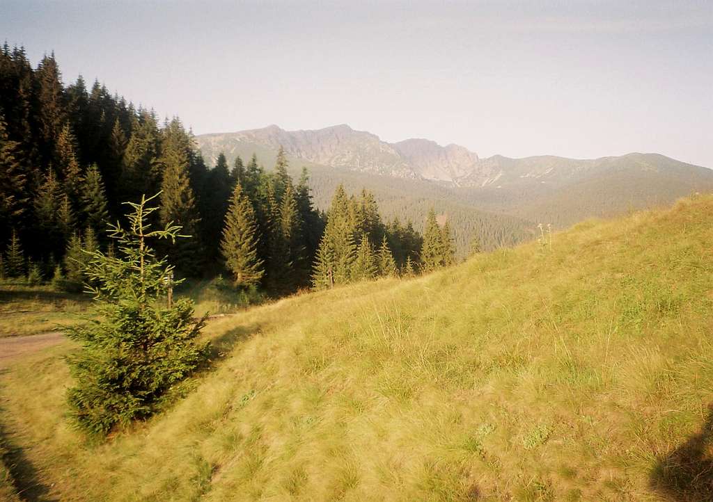 morning view of Ďumbier peak (2043m - Low Tatras - Slovakia)