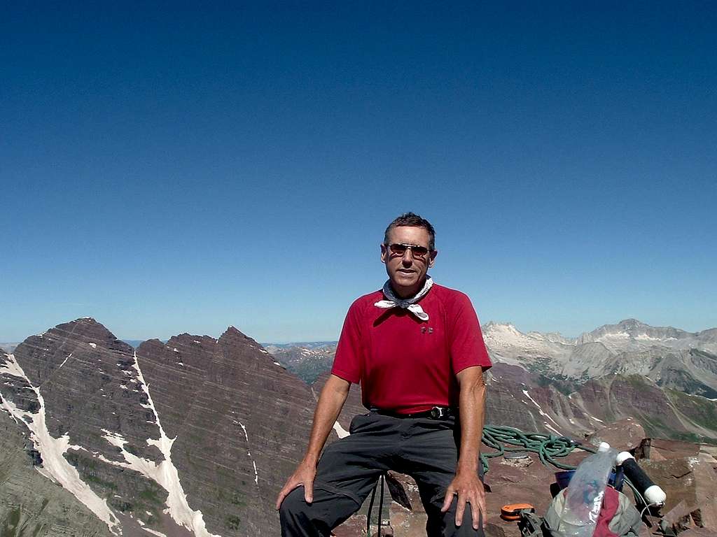 Yours Truly on the Pyramid Peak Summit