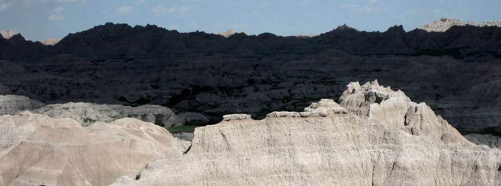 Badlands Light and Shadow