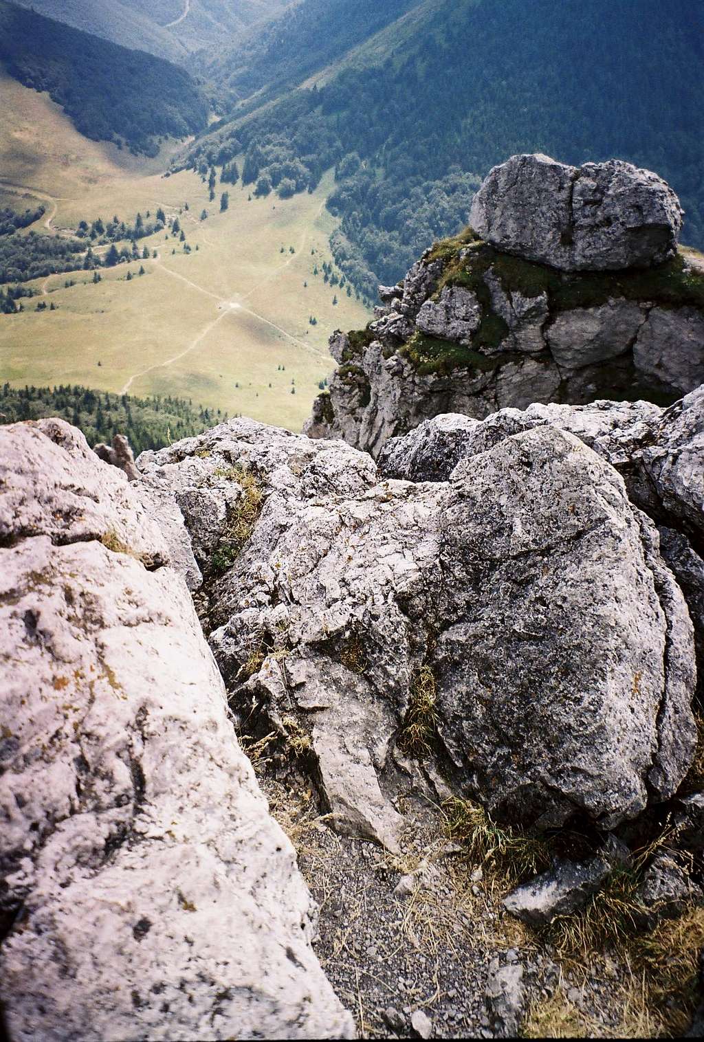 eagle's eye view from Veľký Rozsutec to Medziholie saddle (Little Fatra - Slovakia)