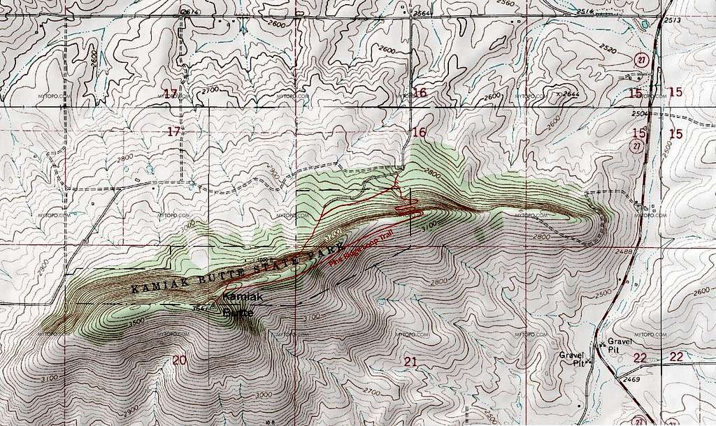 Kamiak Butte Trailmap