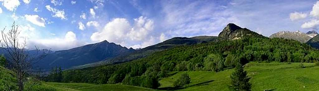 Panorama dal Col d'Arlaz