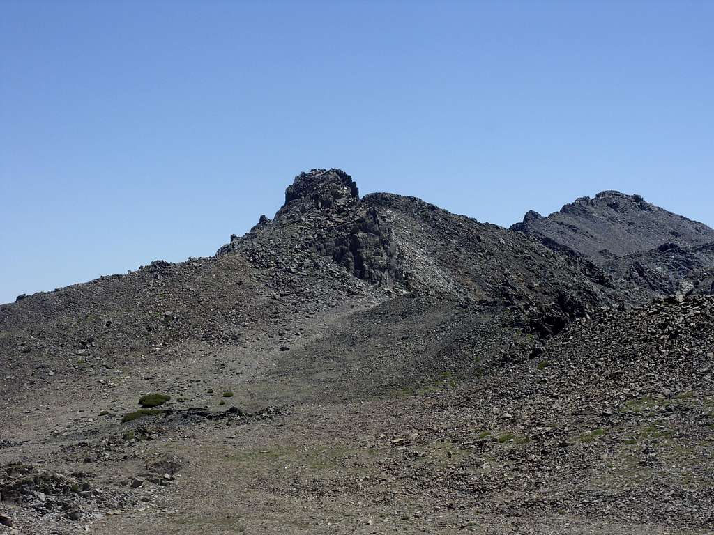Black Mountain and Black Cat Peak from the west