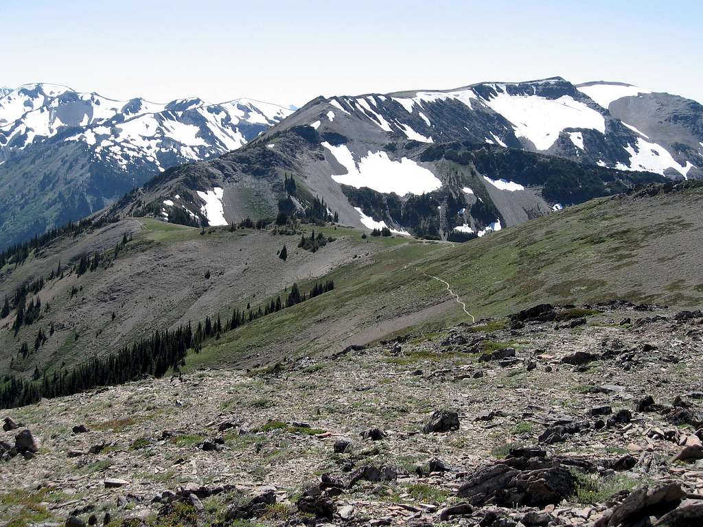 Elk Mountain fom Maiden Peak true summit