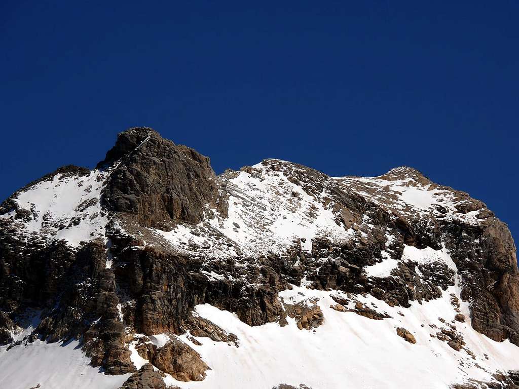 Granta Parei (3387m) all routes from West 