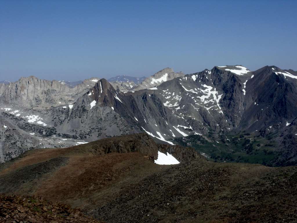 View northwest from Excelsior Mountain