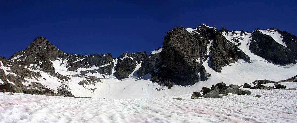 North Couloirs Panorama