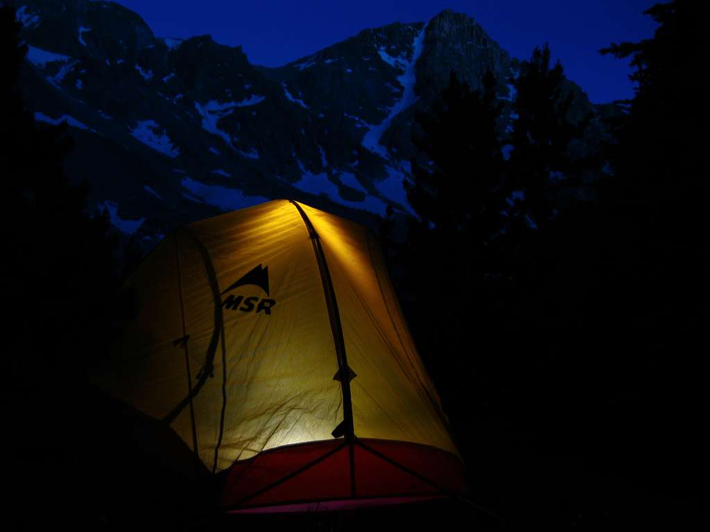 Whitetail Peak camp