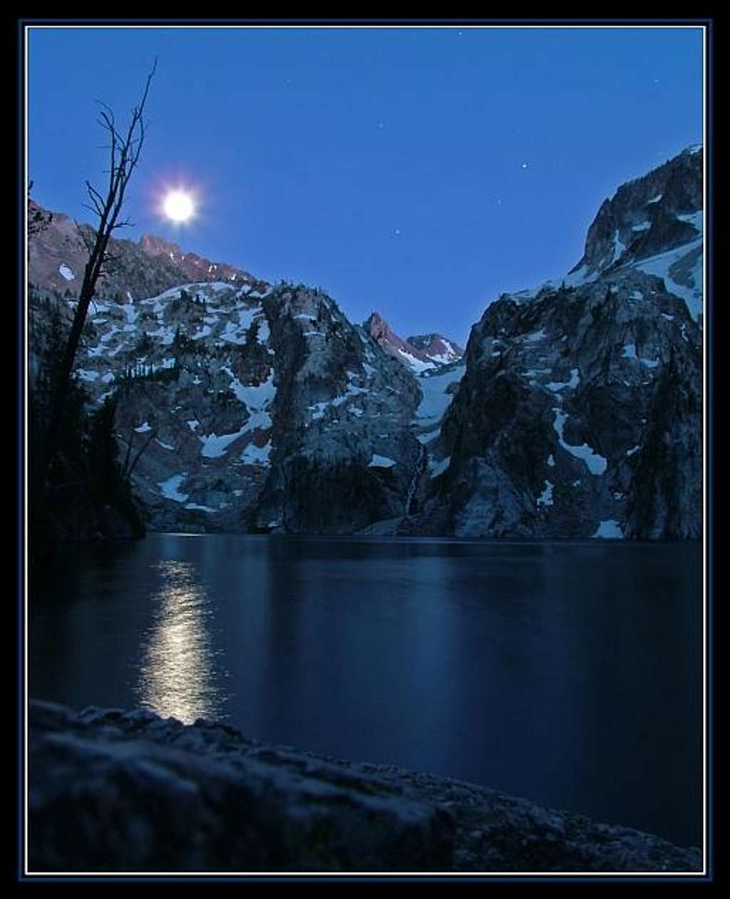 Moon Over Goat Lake