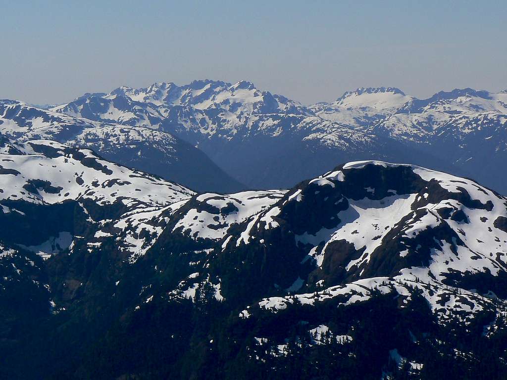 Alexandra Peak: Summit View Southwest