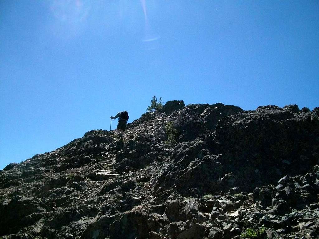 Heading up to the summit