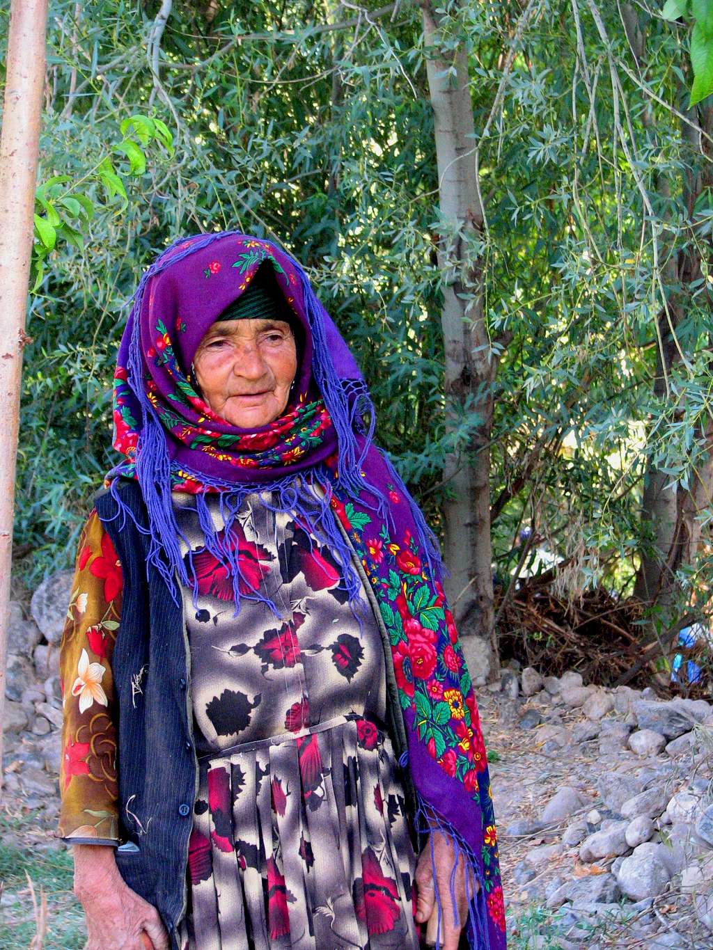 Old woman in Amrodak Village in mashhad - iran