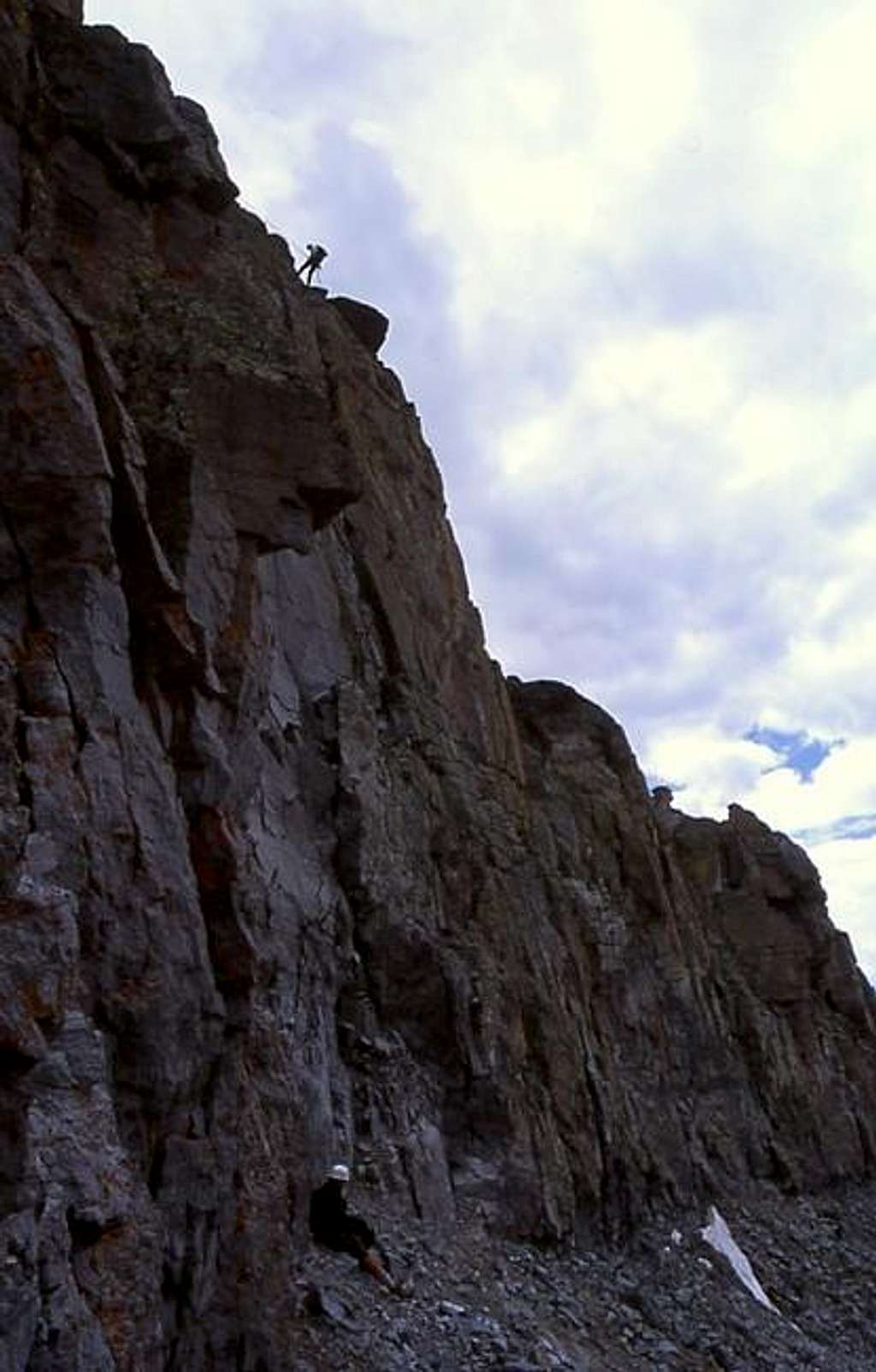 Rappelling off of the west...