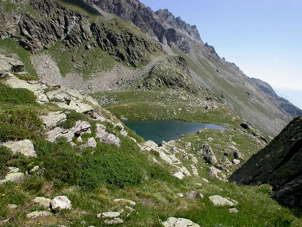 il lago di Fond (2438 m.)