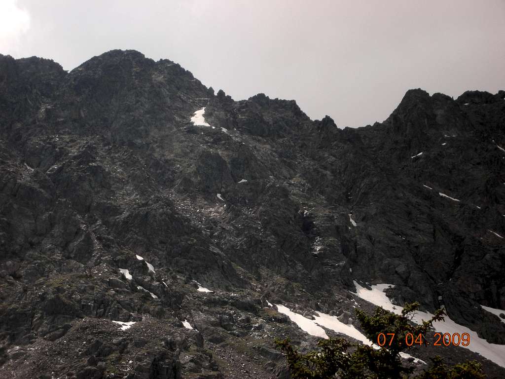 Mount Neva's North Ridge