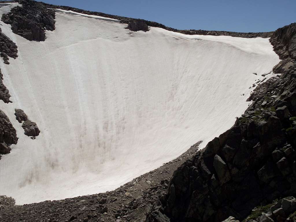 Steep Slope of Tyndall Glacier