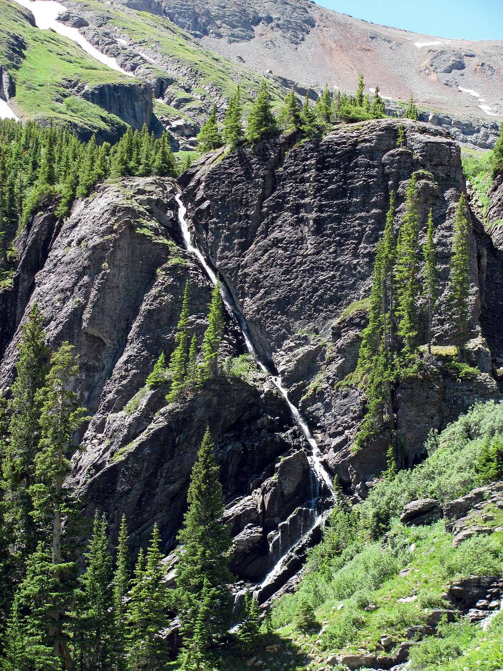 Waterslide waterfall