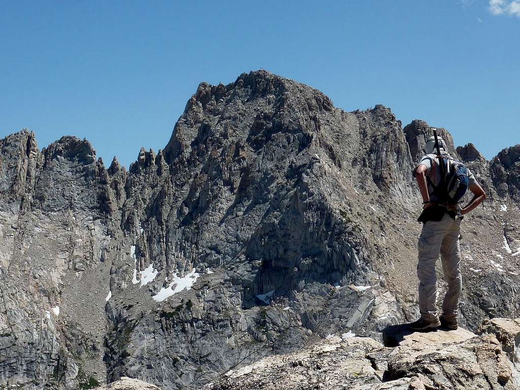 Sean on the east summit