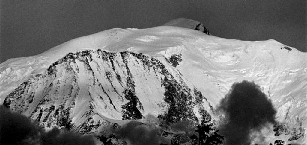 Mont Blanc seen after a bad...