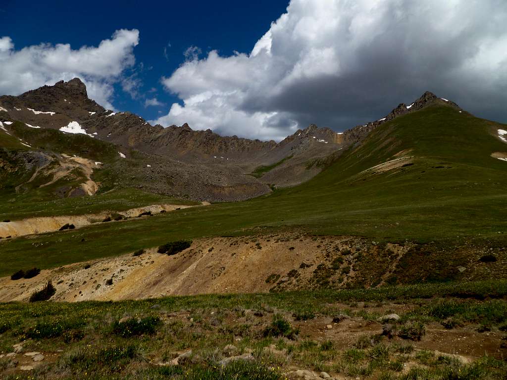 Wetterhorn Peak and Matterhorn Peak from the Southeast