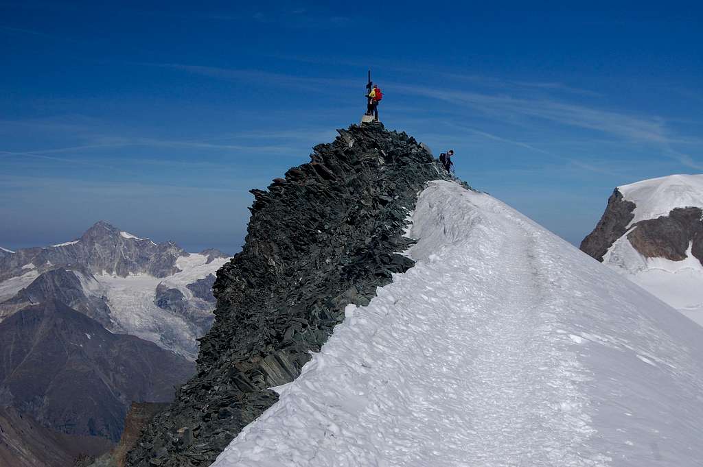 Allalinhorn solo ascent 2009