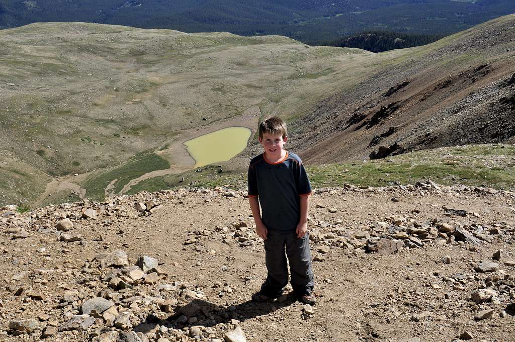 Around 13,000 feet on Elbert