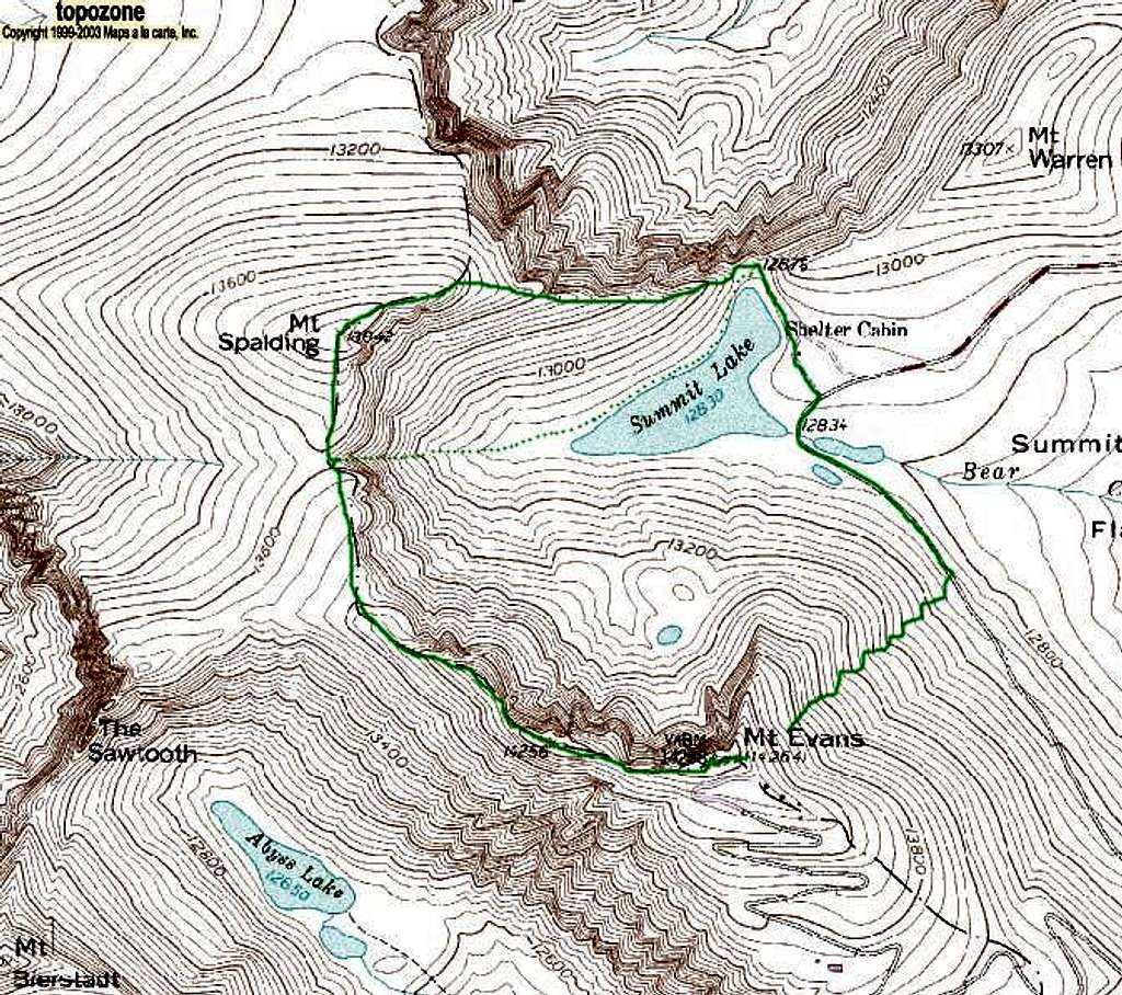 Mt. Evans route