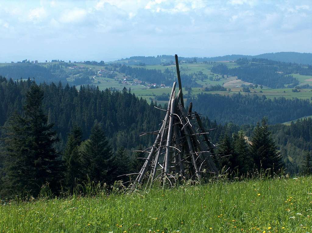 Trail to the Maciejowa hut, 2010